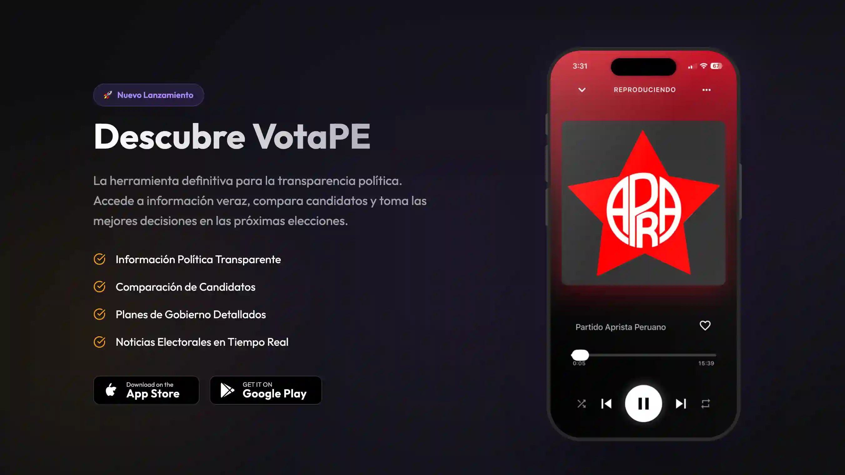 VotaPe - Voto Informado